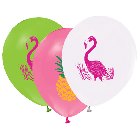 Balonevi Flamingo Baskılı Balon 8Li (8068) - 1