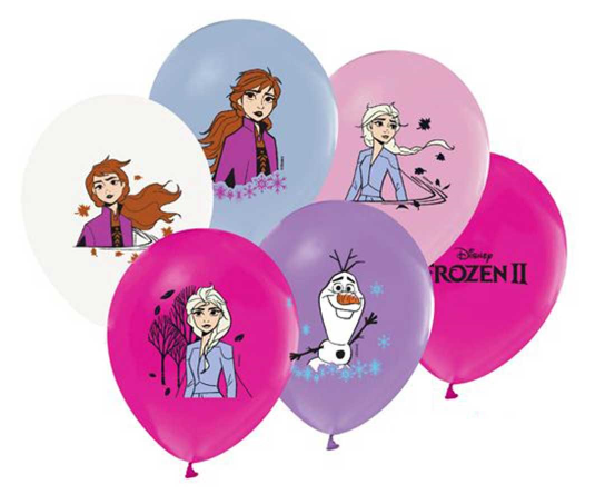 BALONEVİ FROZEN 2 BASKILI BALON 8Lİ (7870) #2