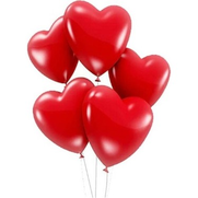 Balonevi Kalp Balon Kırmızı 10Lu (8778) - BALONEVİ
