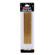 Balonevi Simli Uzun Mum Gold (4780) - BALONEVİ