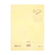 Bayındır Klasör Yedeği A5 Kareli 50 Yaprak Sarı - BAYINDIR