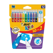 Bic Kids Magic Silinebilir Keçeli Kalem 12 Renk (9202952)(9202953) - BİC
