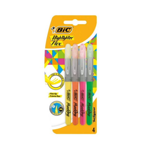 Bic Flex Fosforlu Kalem Seti 4 Renk Blister (946041) (943276)(946041) - 1