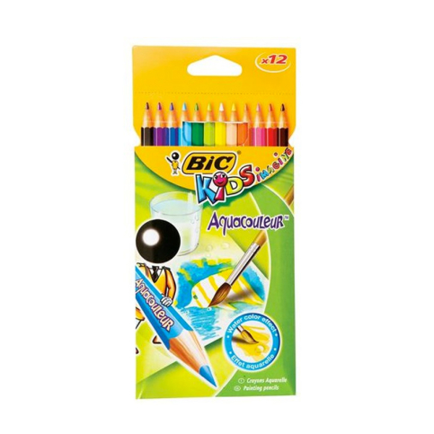 Bic Kids Aquacouleur Kuru Sulu Boya 12 Renk (8575613)(8575615) - 1