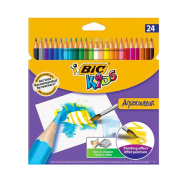 Bic Kids Aquacouleur Kuru Sulu Boya 24 Renk (8575633)(8575635) - 1