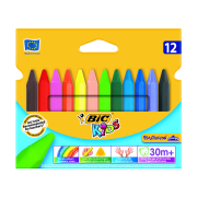 Bic Kids Elleri Kirletmeyen Pastel Boya 12 Renk (829773)(8297733) - 1