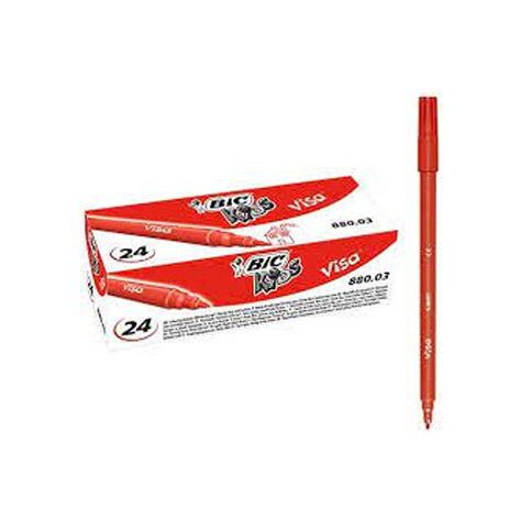 Bic Kids Visa Keçeli Kalem Kırmızı (829015) - 1