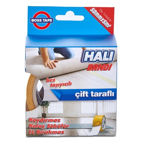 Boss Tape 0165 Halı Kaydırmaz Bant 50Mmx5M (Hkb505) - 1