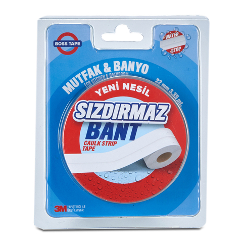 Boss Tape 0370 Mutfak Ve Banyo Sızdırmazlık Bandı 38Mmx3.35M - 1