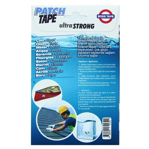 Boss Tape 1322 Ultra Güçlü Yama Bandı 10Cmx15Cm - 3