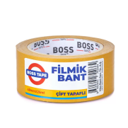 Boss Tape 2664 Opp Çift Taraflı Filmik Bant 48Mmx25M Sarı - 1