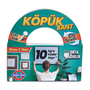 Boss Tape 2688 Çift Taraflı Köpük Bant 18Mmx10M (Orta Ağırlık 10Kg) - 1