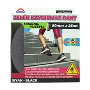 Boss Tape 2893 Zemin Merdiven Kaydırmaz Bant 50Mmx25M Siyah - 1