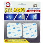 Boss Tape 3869 Tak Çıkar Askı 60Mmx60Mm 2Li Blister - 1