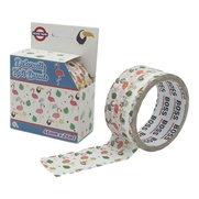 Boss Tape 4606 Desenli Dekoratif Koli Bandı 45Mmx25M Karga-Flamingo - 1