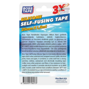 Boss Tape 6266 Suya Dayanıklı Silikon Kaynayan Bant 25Mmx1.5M Şeffaf - 1