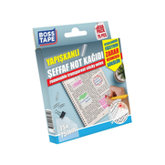 Boss Tape 6693 Yapışkanlı Not Kağıdı 75X75Mm Şeffaf 25Li - 1