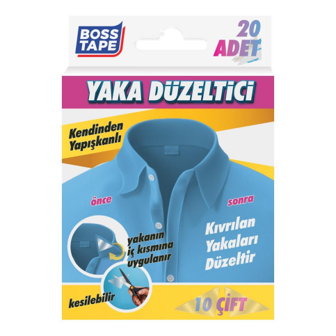 Boss Tape 7386 Yaka Düzeltici Bant 20Li - 1