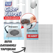 Boss Tape 7768 Yapışkanlı Gider Filtresi 110Mmx110Mm 10Lu - 2