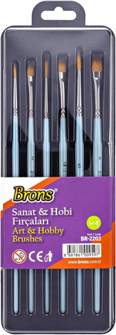 Brons Br-2203 Fırça Blister Set 4 - 1