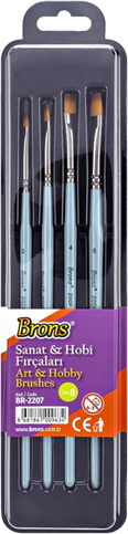 Brons Br-2207 Fırça Blister Set 8 - 1