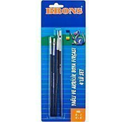 Brons Br-523 258 Yağlı Boya Fırçası Set 4Lü (0-2-4-6) - BRONS
