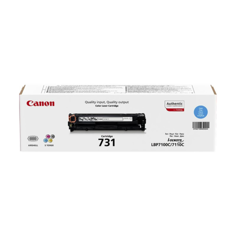 Canon Crg-731 Mavi Toner 1500 Sayfa (Lbp 7100 Mf 623Cn Mf 624Cw Mf 8280 Lbp 7110) - 1