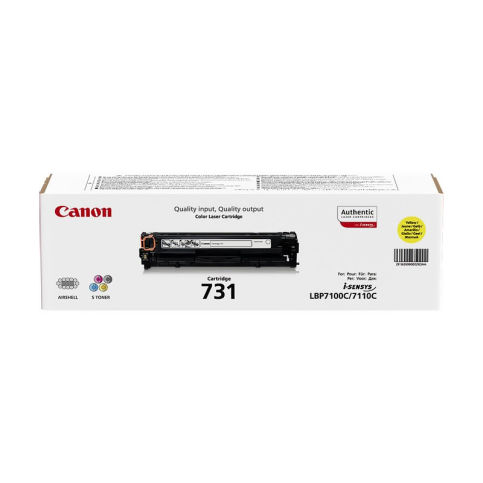 Canon Crg-731 Sarı Toner 1500 Sayfa (Lbp 7100 Mf 623Cn Mf 624Cw Mf 8280 Lbp 7110) - 1