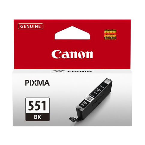 Canon Clı-551Bk Siyah Kartuş 332 Sayfa (Mg5450 Mg6450 Mg7550 İx6850 İp8750) - 1