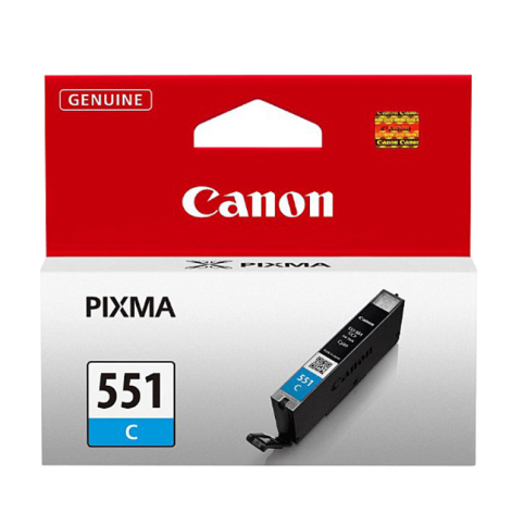 Canon Clı-551C Mavi Kartuş 332 Sayfa (Mg5450 İp7250 Mg7550 İx6850 İp8750) - 1