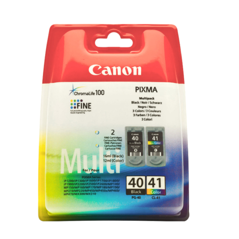 Canon Pg-40 Cl-41 Siyah-Renkli Kartuş 2Li Set (Ip1600 2200) - 1