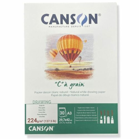 Canson Yapışkanlı Eskiz Bloğu A3 30 Yaprak 224Gr (400060602) - 1