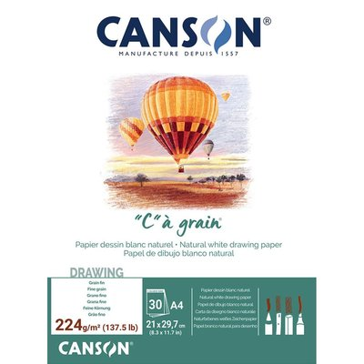 Canson Yapışkanlı Eskiz Bloğu A4 30 Yaprak 224Gr (400060600) - 1