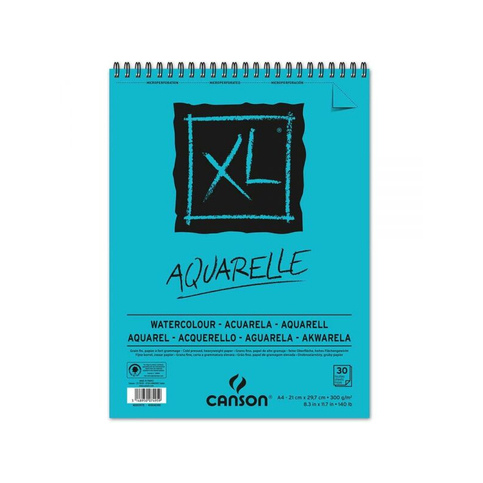 Canson Xl Aquarelle Spiralli Sulu Boya Bloğu A4 30 Yaprak 300Gr (400039170) - 1