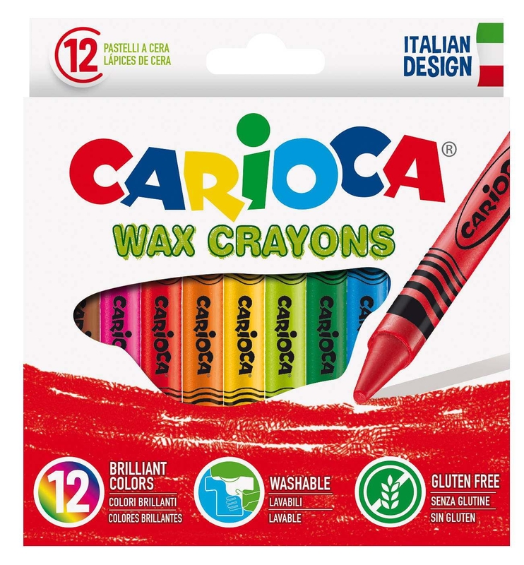 CARİOCA 42365 WAX CRAYONS PASTEL BOYA KALEMİ 12 RENK