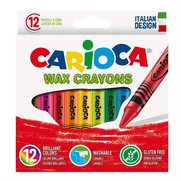 Carioca 42365 Wax Crayons Pastel Boya Kalemi 12 Renk - 2