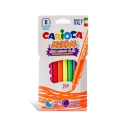 Carioca 42785 Neon Süper Yıkanabilir Keçeli Kalem 8 Renk - 1