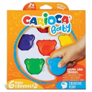 Carioca 42956 Teddy Bebek Crayons Pastel Boya 6Lı - 2