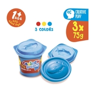 Carioca 43179 Bebek Oyun Hamuru 3 Renkx75Gr 1 Yaş - 4