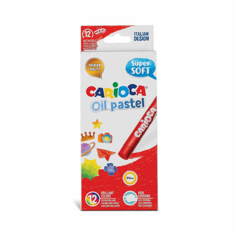 Carioca 43277 Yağlı Pastel Boya Kalemi 12 Renk - 2