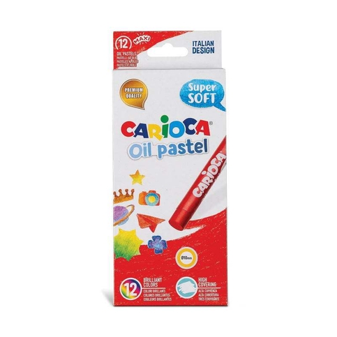 Carioca 43277 Yağlı Pastel Boya Kalemi 12 Renk - 1