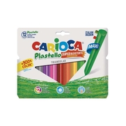 Carioca 42671 Plastello Jumbo Yıkanabilir Pastel Boya 12 Renk - 1