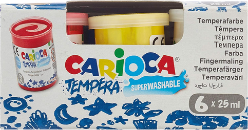 Carioca Tempera Boya 6 Renkx25Gr (Kod 022) - 2