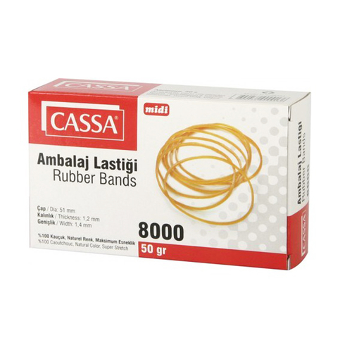 Cassa 8000 Midi Ambalaj Lastiği 50Gr Kutu - 1