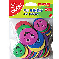 CEREN BUBU ST0142 EVA STİCKER RENKLİ SURATLAR 60 ADET - BUBU