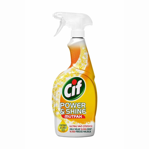 Cif Power Shine Sprey Mutfak Temizleyici 750Ml - 1