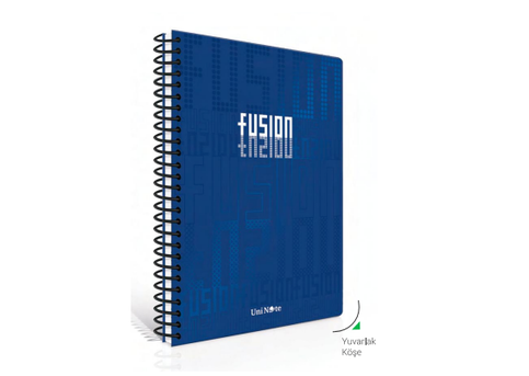 Çınar Fusion Spiralli Sert Kapak Defter A4 Kareli 100 Yaprak (55257) - 1