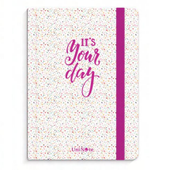 Çınar Uni-Note Your Day Lastikli Spiralli Sert Kapak Defter 17X24 Çizgili 120 Yaprak (55184) - 3