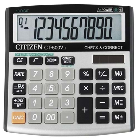 Citizen Ct-500Vıı Masa Üstü Hesap Makinesi 10 Hane - 1