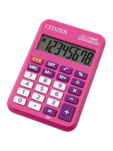 Citizen Lc-110Nrpk Masa Üstü Hesap Makinesi Pembe 12 Hane - 1